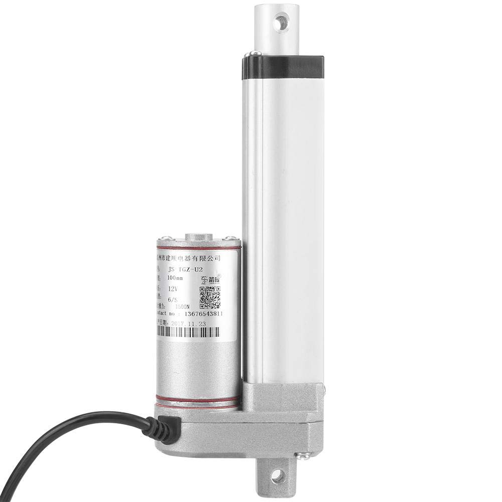 MAGT Linearantrieb, DC 12V Linear Actuator Motor Linearantrieb zum Antreiben von elektrischen Toren Automatische Fenster und andere Hausautomationsbaugruppen(100mm)