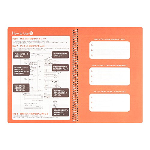 Agenda A5 alimentation 3 mois au quotidien pour planifier ses repas sains - 4