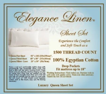 Elegance Linen 1200 Thread Count Egyptian Quality ULTRA SOFT LUXURIOUS WRINKLE FREE & FADE RESISTANT 4 pc Sheet Set, Deep Pocket Up to 18" - All Size and Colors, Queen Rust