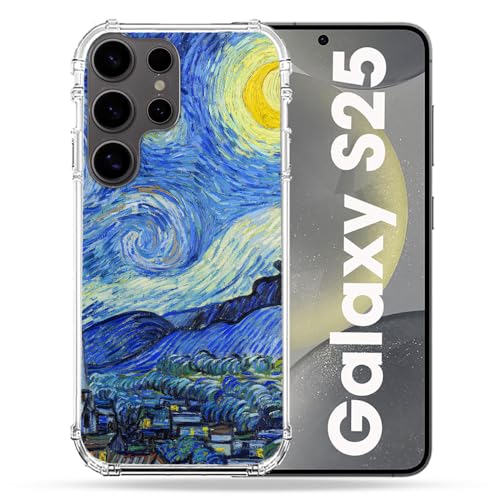 Coque Samsung Galaxy S25 peinture artistique Van Gogh haut de gamme par Cokitec