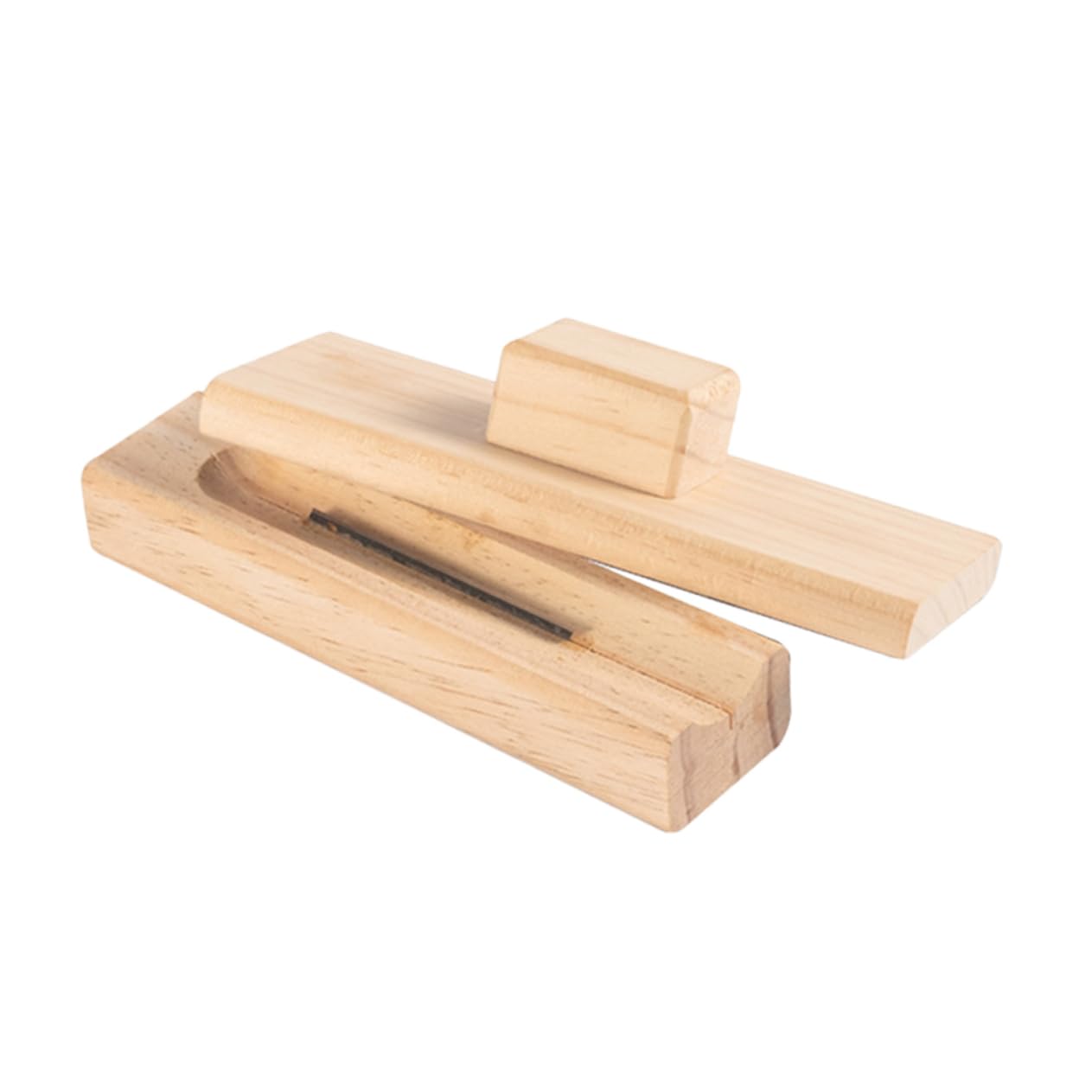 HAKIDZEL Multifunctional Nutcracker for Chestnuts Walnuts Pecans Nutcracker Clip Cracking Tool Wood Handle