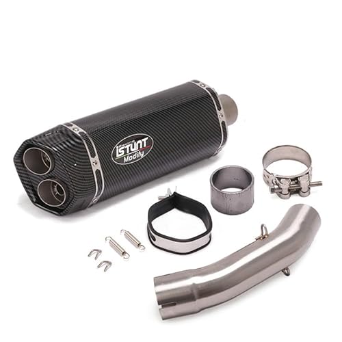 FIRECARP バイクマフラー スリップオンサイレンサー 中間パイプ エキゾーストパイプ ステンレス製 DUKE 125/250/390 RC390対応 スヴァルトピレン401 ヴィットピレン401 VITPILEN/SVARTPILEN 401 202