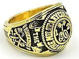 university graduation rings uk Farbe: Gold KeySmart House of Cards Gusseisen Citadel Universität Ring von Frank Underwood, Gold