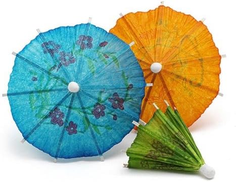 4" Mini Cocktail Umbrella Picks (48)