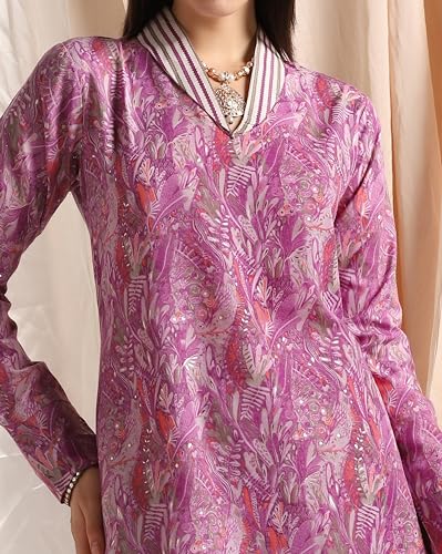Image of DHRUVI TRENDZ Cotton Blend Kurta Set for Women | Kurta Set | Kurta Set for Women | Festive Kurta Set for Women | Regular Fit Kurta Set for Women