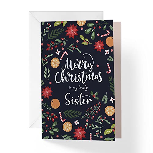 1Up Greetings Christmas Card For Sister
