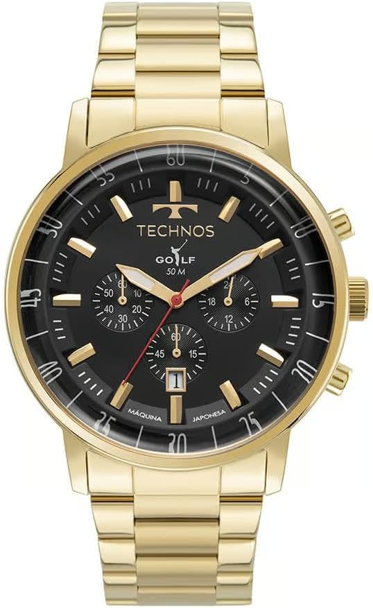 Relógio Technos Masculino Golf Dourado – OS2ACD/1A OS2ACD/1A
