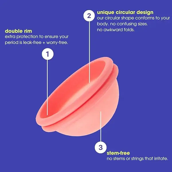 nixit Menstrual Disc | Ultra-Soft Medical-Grade Silicone | Reusable | Holds 2X Period Cup or 6 Tampons | 12-Hour Protection | Light & Heavy Flow | Menstrual Cup, Pad & Tampon Alternative 7