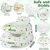 Inflatable Baby Seat for 3-36 Months, Baby Seats for Infants for Sitting Up with Back Support Built in Air Pump, Surround Sit Me Up Floor Seat for Baby Chair for Learning Sit, Feeding (Dinosaur) #1