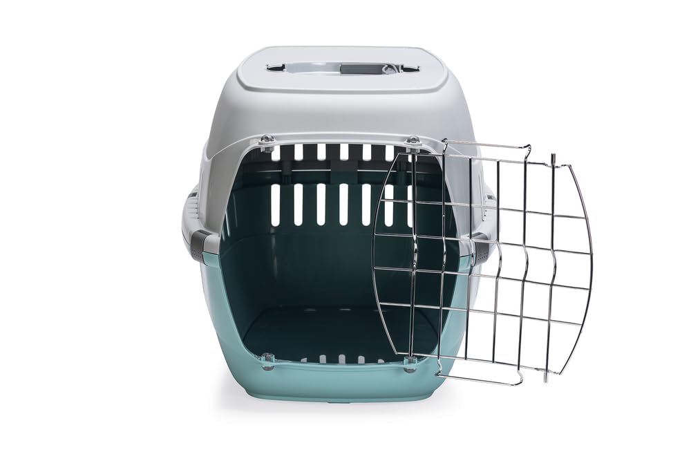 Karlie Eco Transportbox Tourist 2, 56X36X36 cm, Aquamarin