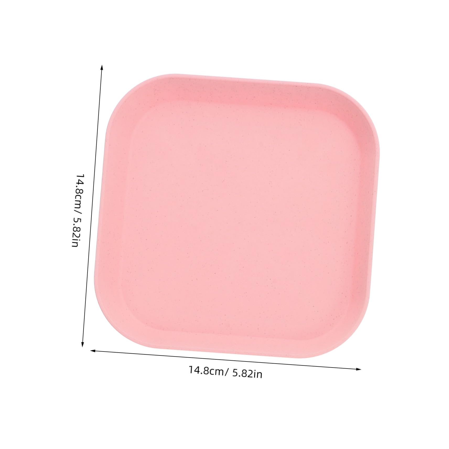 Mikikit 4pcs Cat Bowls Nonslip Feeding Plates for Kittens and Legged Cats Easy to Dishwasher Safe Pet Food Dishes