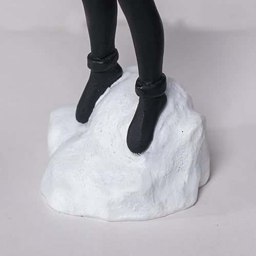 Miniatura 5 de Estatua de niña de globos voladores, escultura de resina, manualidades, esculturas de arte moderno para decoración del hogar, tema anti-guerra