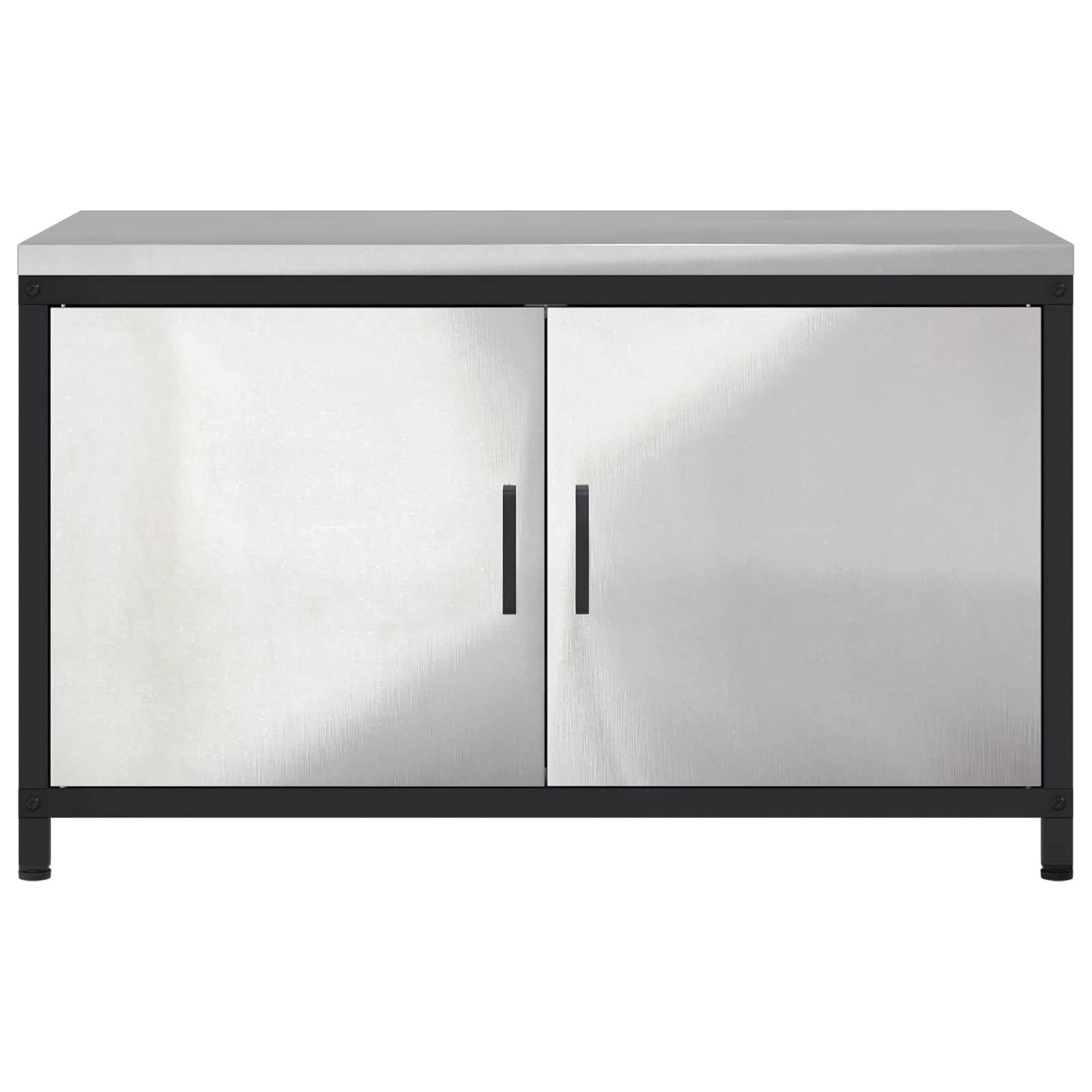Küchenregal Silber, 60x50x92 cm, robuster Stahl, mit Brett-Regalen, für Esszimmer, Lagerung und Organisation von Vorräten, langlebige Küchenaufbewahrung