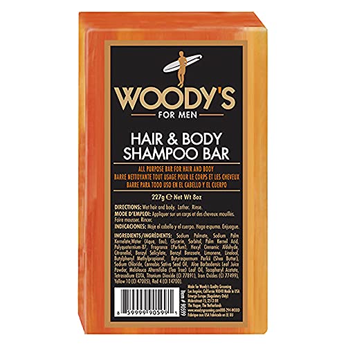 Woodys Hair & Body Shampoo Bar 227g