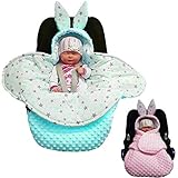 Sweet Baby ** Manta con capucha MINKY BUNNY ** Universal par