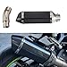 Lesiyou Motorcycle Muffler Mid Pipe, Muffler Adapter Connect Pipe Compatible with Kawasaki Ninja 400 Z400 2018 2019 2020 2021 2022 2023 Ninja 500 2024