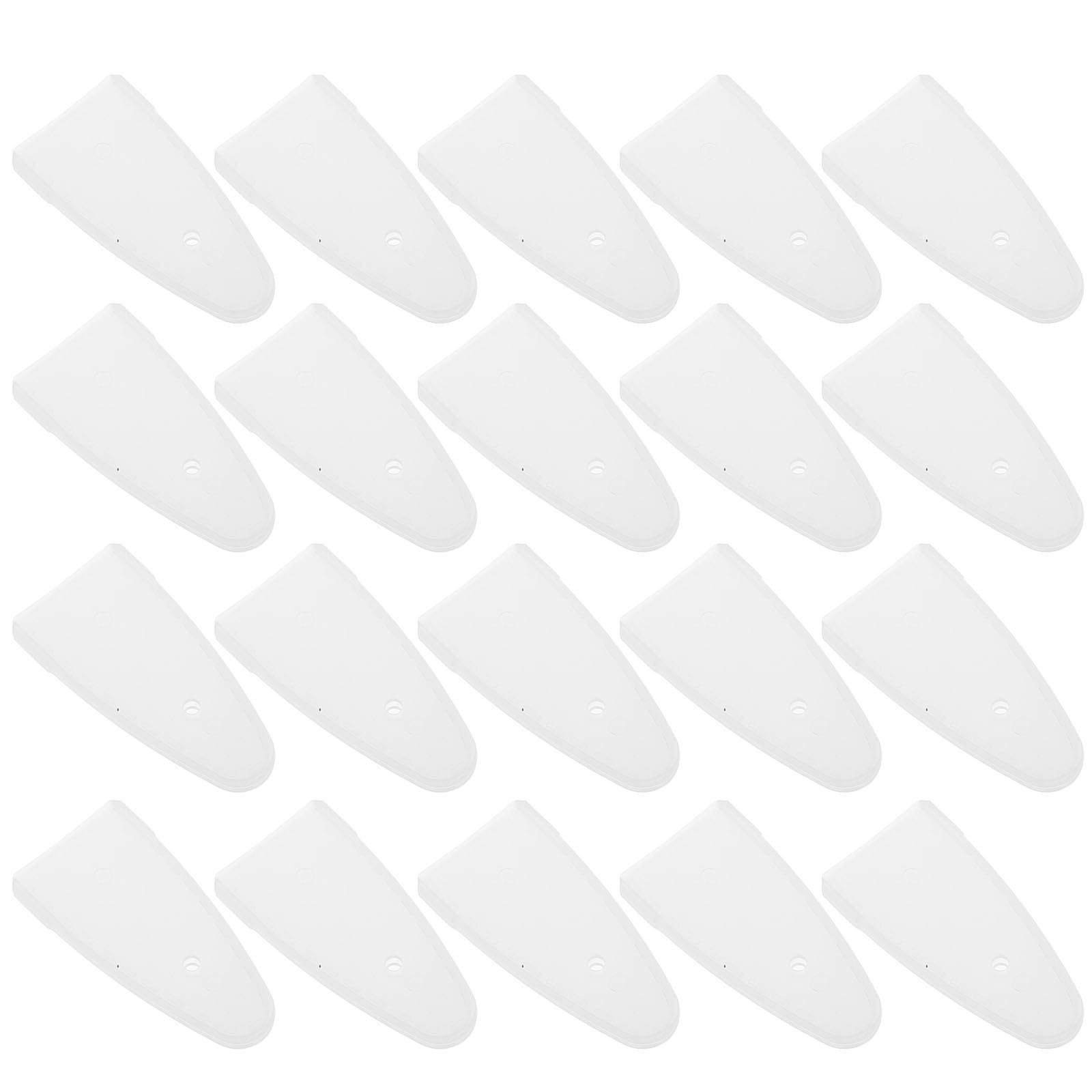 GRIRIW Scissor Sheaths 20pcs Plastic U-Shaped Covers for Garden Pruner and Tailor Clippers, Injury Prevention in Household and Office
