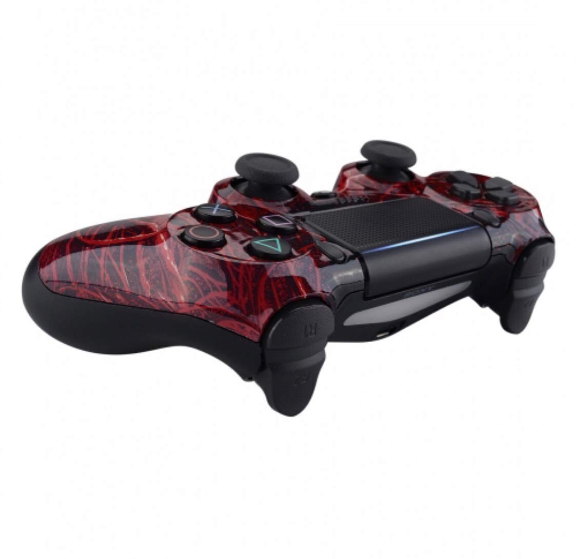 PS4コントローラー　フロントシェル　スカル　　JDM040 PS4コントローラーフロントシェルスカルJDM040