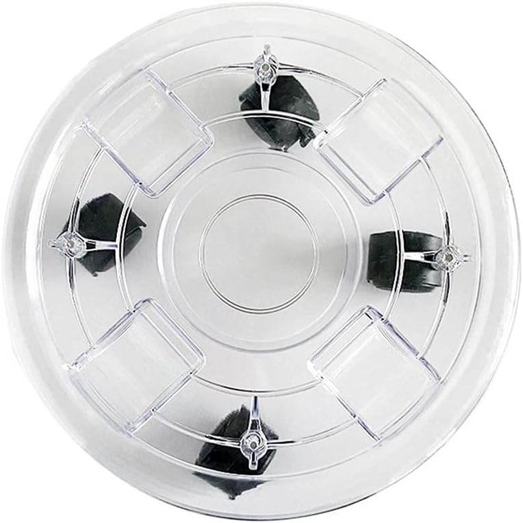 Plant standPlanter Caddy with Brake 360 Degree Wheel Flower Pot Mobile Tray Plant Stand Indoor Outdoor Planter Caddy(Transparent-30cm)
