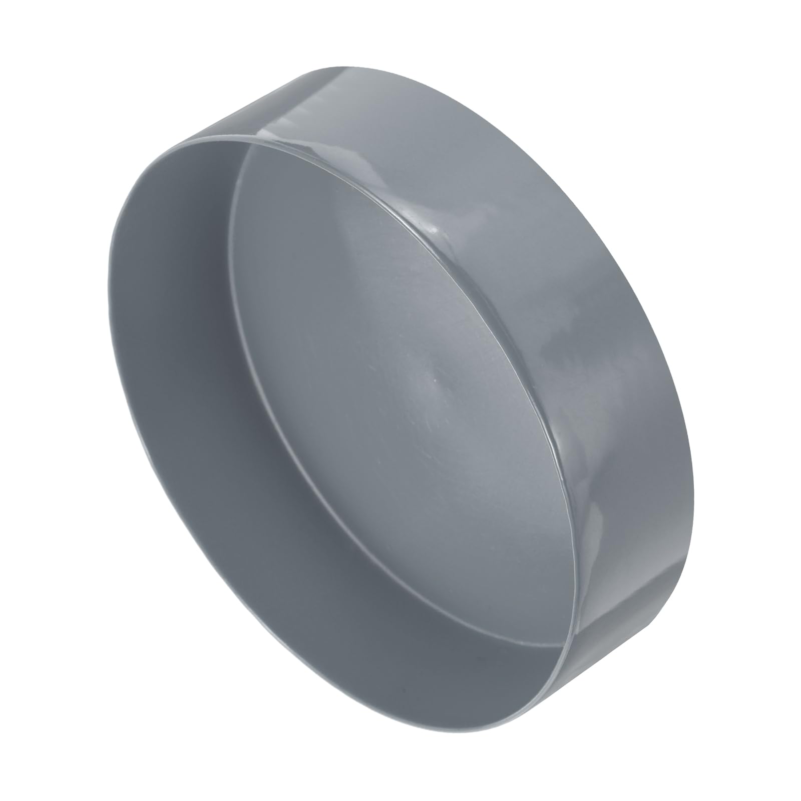 sourcing map 190mm (7 1/2") ID Rubber End Caps, Round Vinyl Plug Insert Plastic End Caps for Tubing, Fence, Pipe Post, Furniture, Railing, Light Gray, 80mm Height