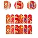 SM SunniMix 12Pcs Chinese New Year Red Envelopes Hong Bao Party Creative Decoration Gift Chinese Lucky Money Envelopes 2025 Snake Packets, No Snake Printed