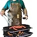 Leather Apron for Men &amp;amp;amp; Women, Aprons for Cooking, BBQ, Barbers, Butchers, Bartender, Chefs, Grilling