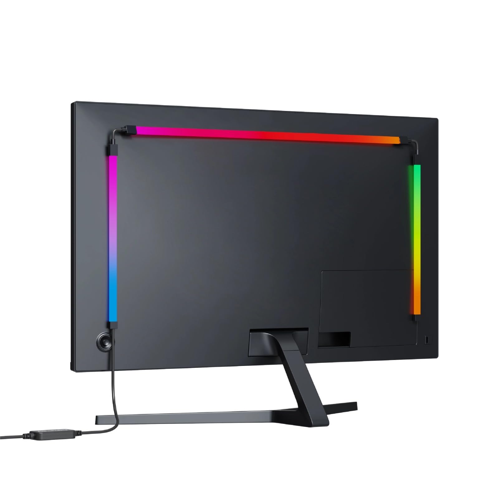 Cuifati Tira LED Ambiente 34in Sincronizada con Pantalla para Escritorio, Retroiluminación USB Plug and Play con 16 Millones de Colores para Gaming TV Monitor