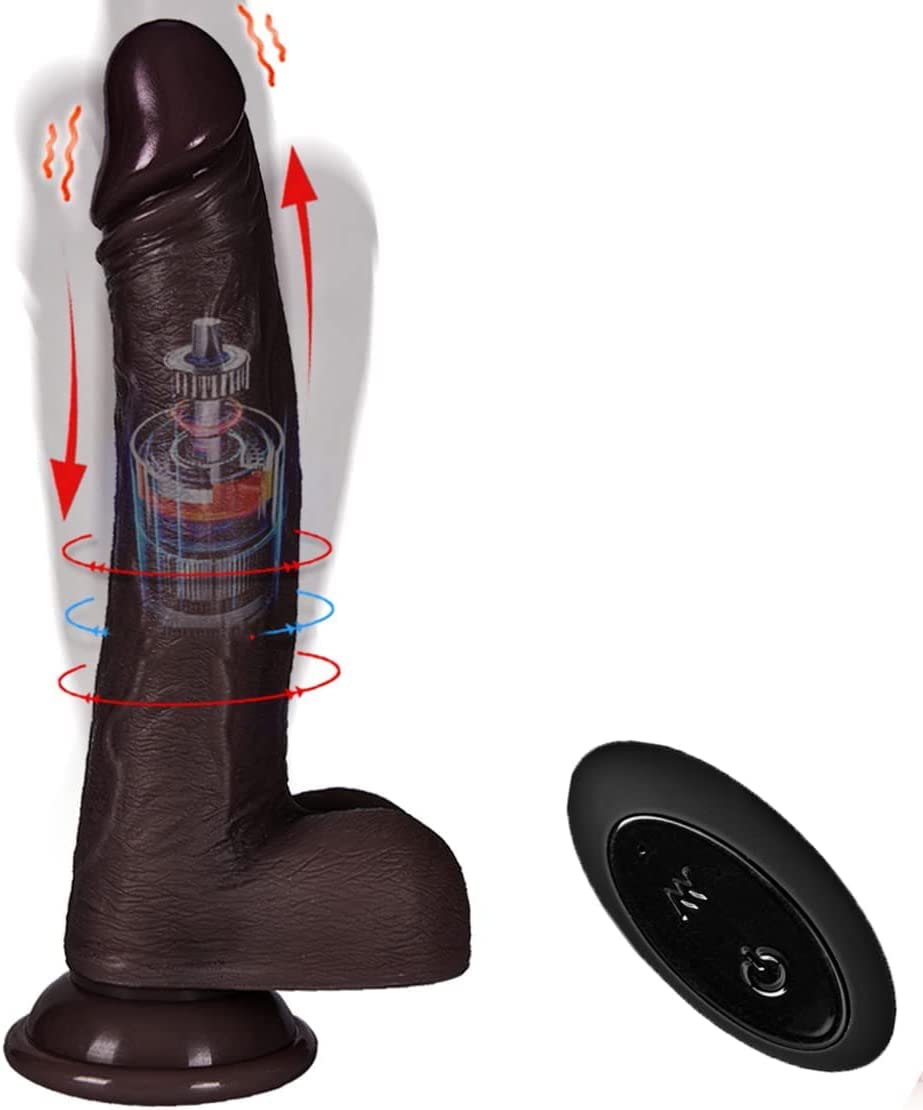 Gode Chauffant Féminin Réaliste, Énorme Gode avec 7 Vibrations, Vibrateur Clitoridien Féminin, Stimulateur Clitoridien Silencieux avec Fonction D'amélioration des Vibrations Souple