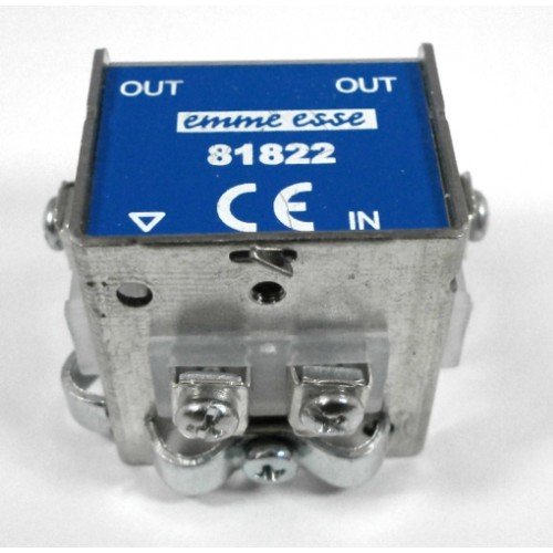 Emme Esse DERIVATORE Antenna TERRESTRE da Interno Due 2 USCITE EP2T