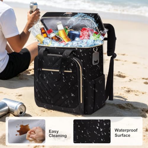Image of Backpack Cooler Insulated Leakproof, Soft Cooler for Outdoor Camping Hiking