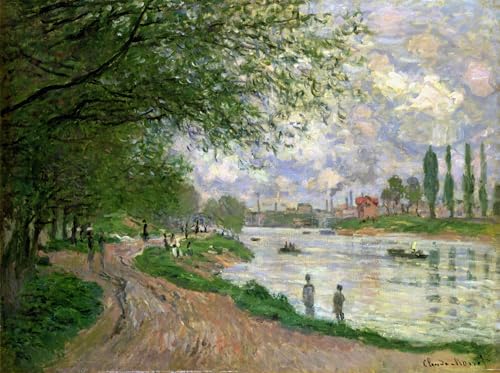 Tableau Claude Monet de Lajatte impression poster graffiti moderne 60x90cm