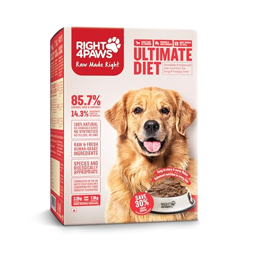 Image of Dry Dog Food - Ultimate Diet - Medium & Maxi Breed Diet for Adult with High Nutrition 85.7% Animal Source, Omega 3 & Omega 6 | Low Risk of Obesity| Reduced stools, 2kg