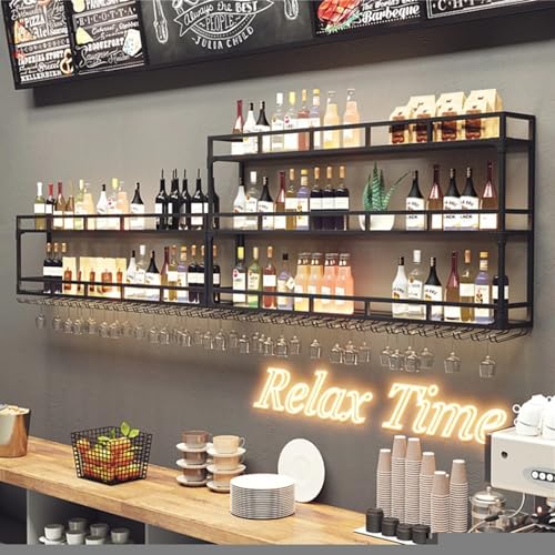 Étagère à vin murale compacte pour organiser vos bouteilles et libérer de l'espace - 6