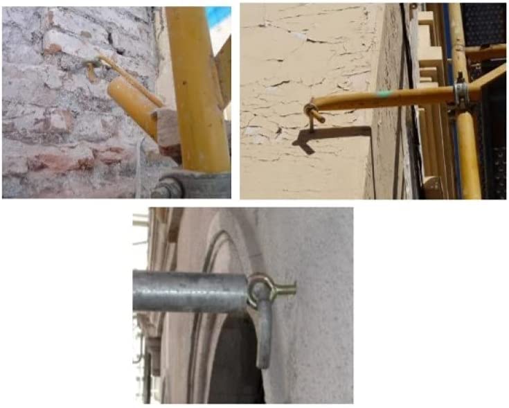 2 Ganci A Vite Con Occhiello Per Ponteggi - Acciaio Zincato, Ø12x120mm, Per Fissaggio A Parete - Foto 11