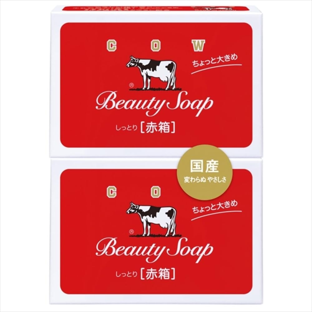 牛乳石鹸BEAUTY SOAP 化粧石鹸カウブランド赤箱a1一箱100個125g Amazon.co.jp: 牛乳石鹸共進社 カウブランド 赤箱 125g×2コ入り×6
