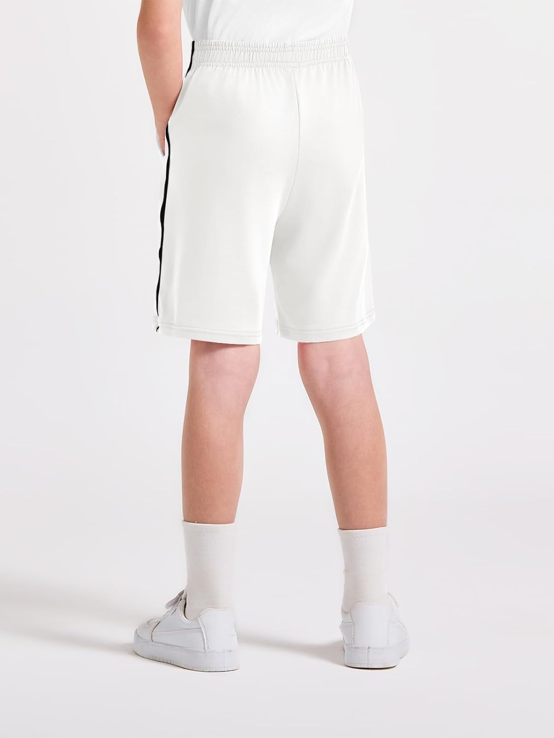 Haloumoning Boys Athletic Shorts Kids Active Elastic Waist Breathable Basketball Soccer Gym Shorts with Pockets 5-14 Years - Image 5