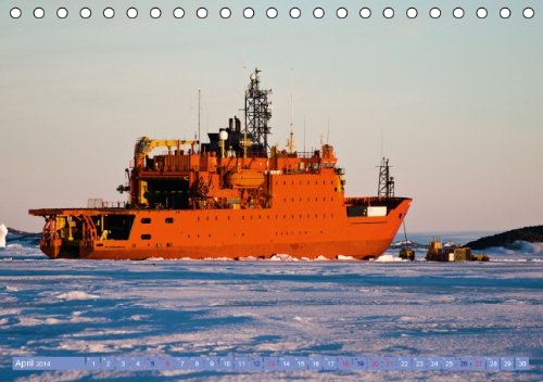 Crushed Ice – Eisbrecher (Tischkalender 2014 DIN A5 quer): Schifffahrt durchs Eis (Tischkalender, 14 Seiten)
