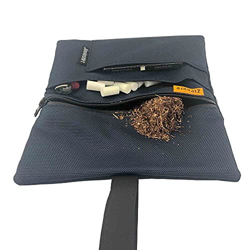 smoke shirt Tabaco Bolsa Original Zipcure Aroma F. Bolsa de Tabaco Fresco para Todos los folletos de Nailon, Azul