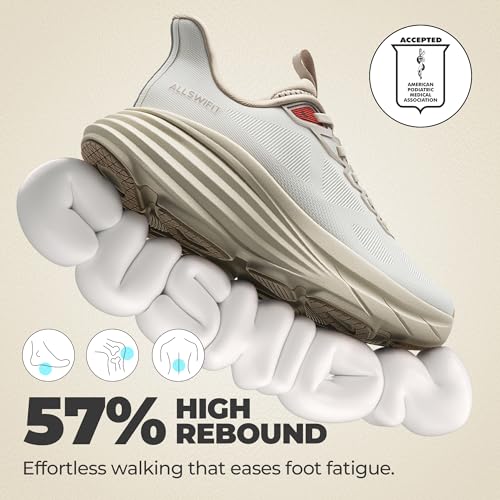 Image of ALLSWIFIT Women's Slip On Walking Shoes Sneakers | Hands-Free, Cushion, Running, Tennis, Non-Slip, Comfortable, Gym, Workout, Athletic, Breathable, Fashion, ActiveFlow