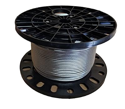 3/16" Stainless Steel Cable Railing Wire Rope 1x19 Type 316 (1000 Feet)