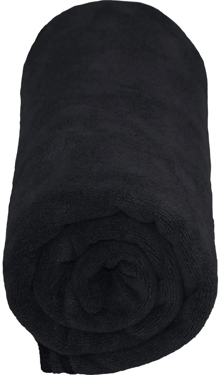 Extra Large Oversized Bath Towels,100% Cotton Turkish Towels, Maximum Softness and Absorbency Black Bath Sheet, Heavy Weight 1000 Grams 35 Ounces (40x80) (Pack of 1)