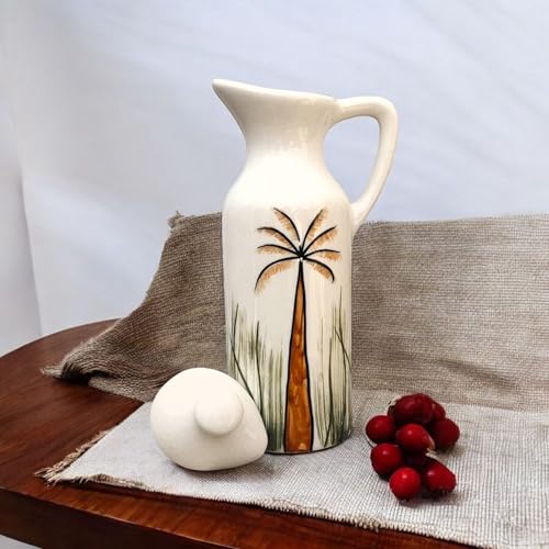 Image of MALAIKAH Ceramic Oil Dispenser Khajur Pack of 3 for Kitchen, Dining, Gifting, Home & Kitchen Decor