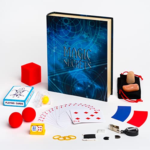 Coffret De Magie Enfant – 90+ Tours, 20 Accessoires, Baguette Et Instructions – Débutants Dès 6 Ans – Cadeau Idéal