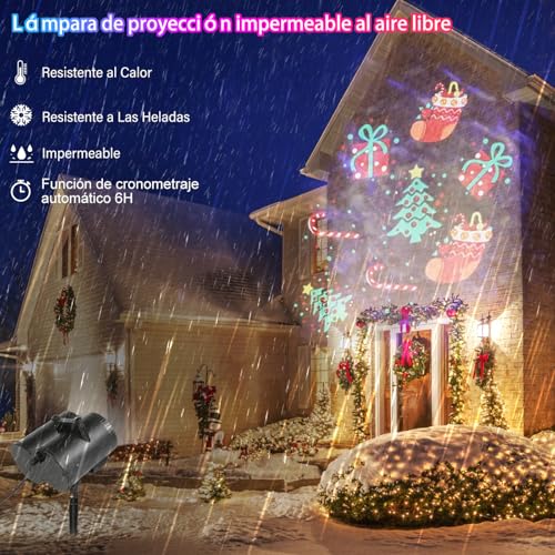 Luces, Home Improvement reflectores luces navidad Marca Purplecrystal (3)