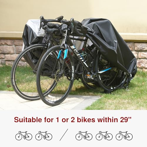 image for Puroma Bike Cover Outdoor Waterproof Bicycle Covers Rain Sun UV Dust W