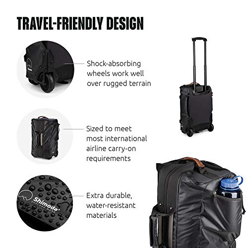 Maleta de viaje Shimoda Carry-On Roller v2 21 pulgadas negra miniatura 5
