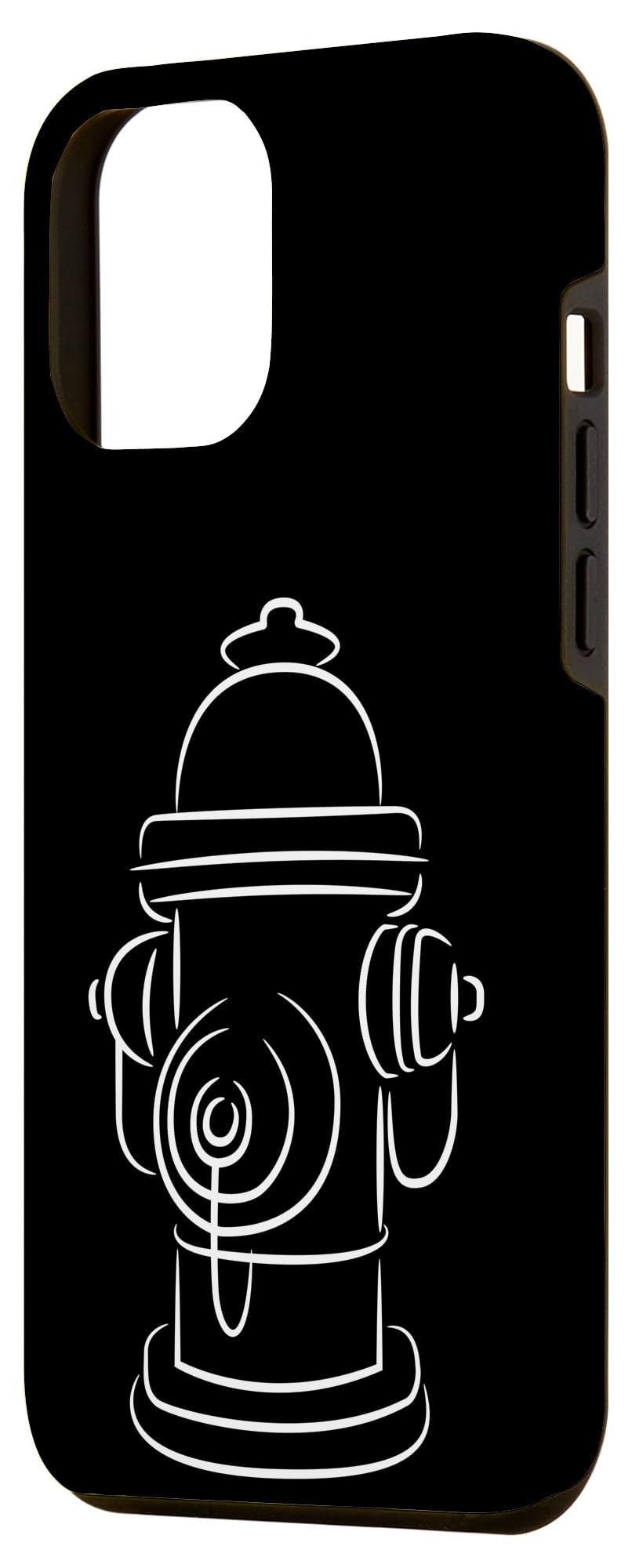 Fire Hydrant Drawing Volunteer Firefighter Fire Department Case for iPhone 13 Pro Max - Image 2