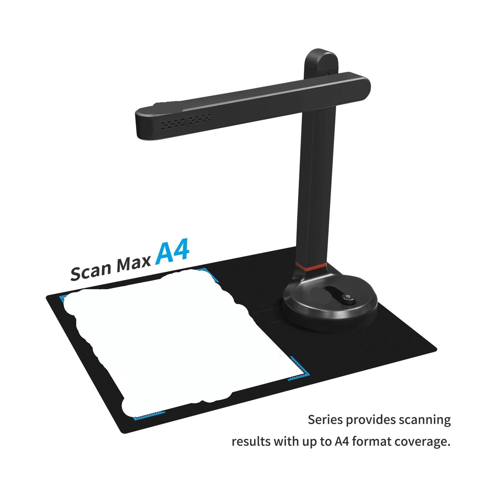 Scanner per documenti, Scanner for libri con pixel da 1300 W for documenti messa a fuoco automatica Formato massimo A4 A3 scrivania tavolo a LED Smart OCR