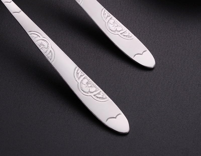 ONUIFIKE Silverware Set, 3/12/18/24/30/36 Pcs Stainless Steel Tableware For Students And Adults Outdoor Travel Spoon Fork Chopsticks Outdoor Convenient Tableware Set, Home Cutlery Flatware Set(Pink,3