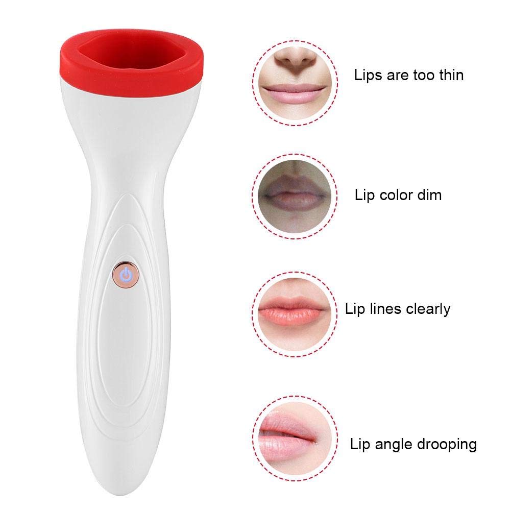 Lip Plumper per labbra automatico,Potenziatore elettrico delle labbra, Strumento automatico per la bellezza delle labbra,Utilizzato per Ottenere Rapidamente labbra Sexy e Spesse